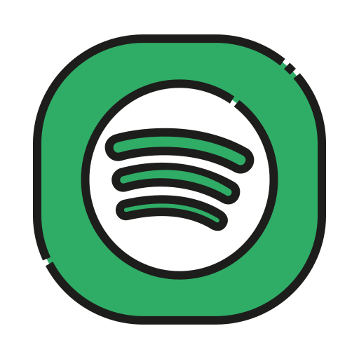 spotify Generic Outline Color icon