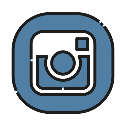 instagram Generic Outline Color ikona