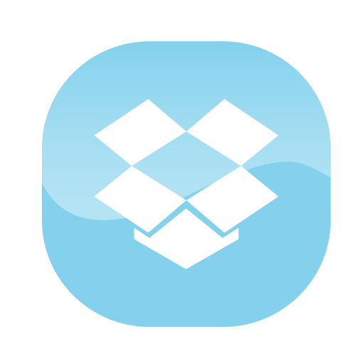 dropbox Generic Flat icono