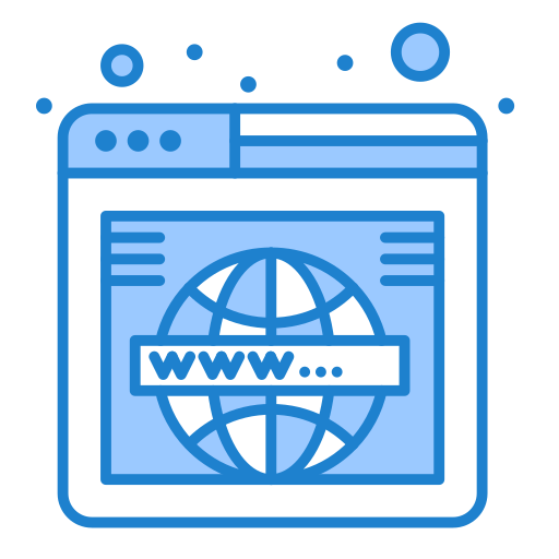 página web Generic Blue icono
