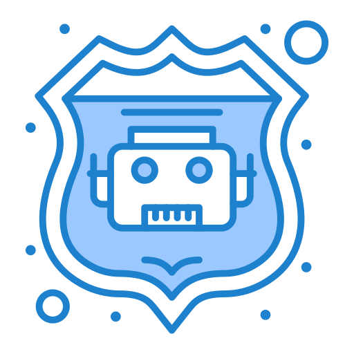 robot Generic Blue Icône