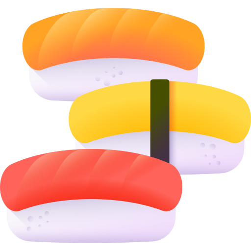 sushi 3D Color icon