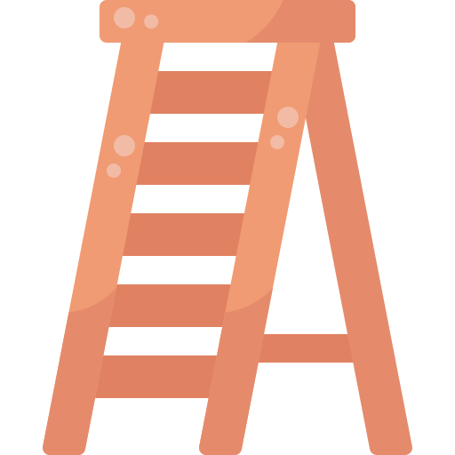 ladder Pixelmeetup Flat icoon