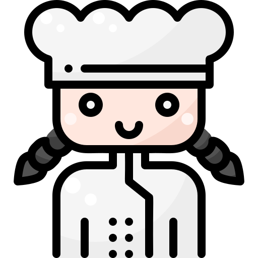 szef kuchni Pixelmeetup Lineal Color ikona