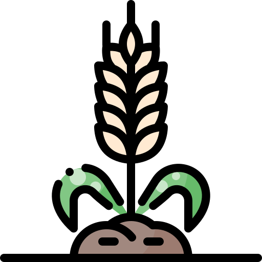 Пшеницы Pixelmeetup Lineal Color иконка
