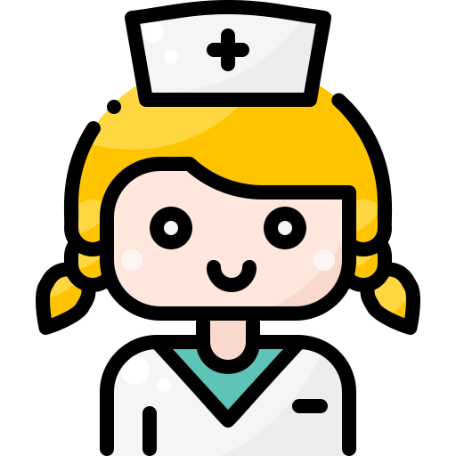 pielęgniarka Pixelmeetup Lineal Color ikona