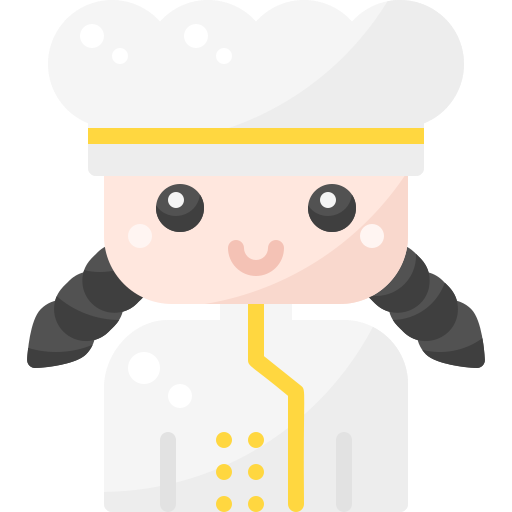 cocinero Pixelmeetup Flat icono