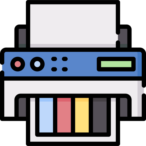 인쇄기 Special Lineal color icon