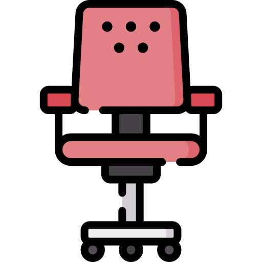 Desk chair Special Lineal color icon