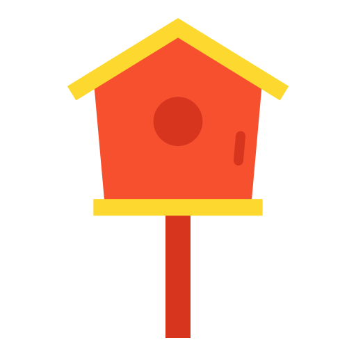 Bird house Good Ware Flat icon