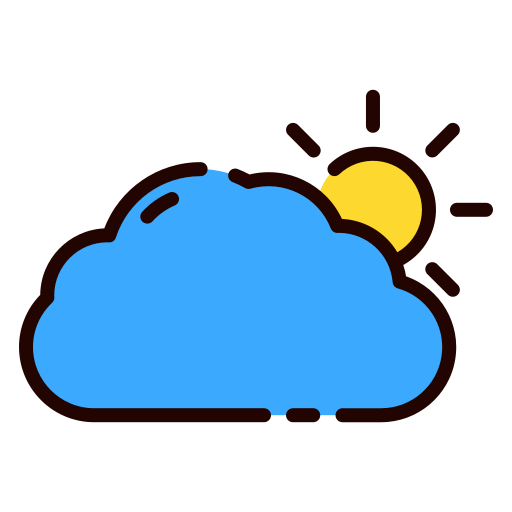Cloudy Good Ware Lineal Color icon