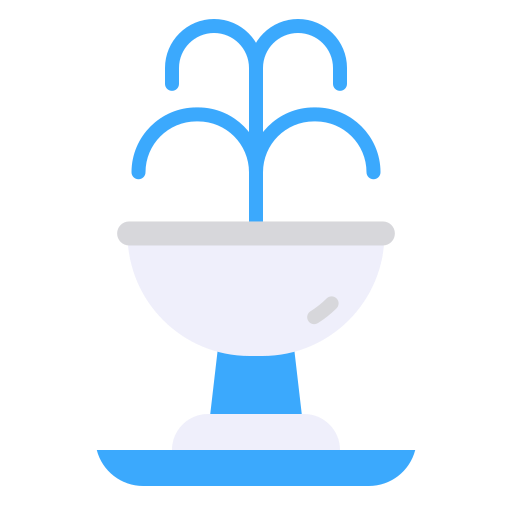Fountain Good Ware Flat icon