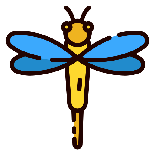libélula Good Ware Lineal Color icono