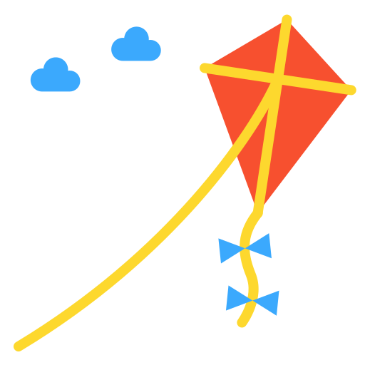 Kite Good Ware Flat icon