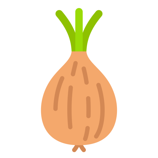 Onion Good Ware Flat icon