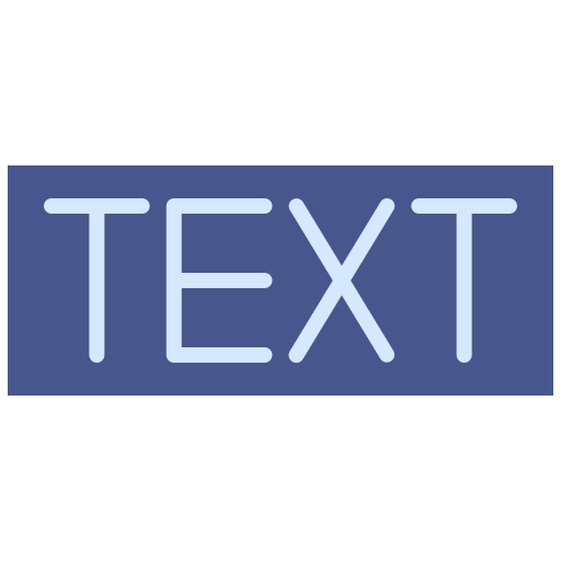 Text box Good Ware Flat icon