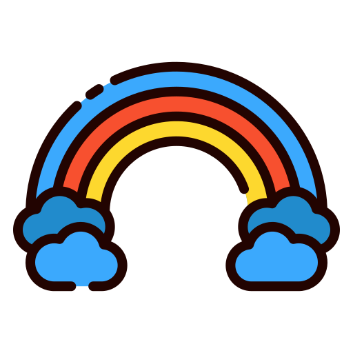 Rainbow Good Ware Lineal Color icon