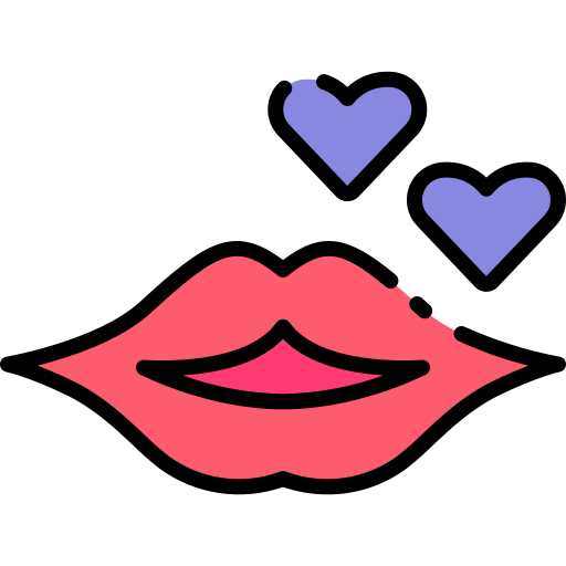pocałunek Good Ware Lineal Color ikona