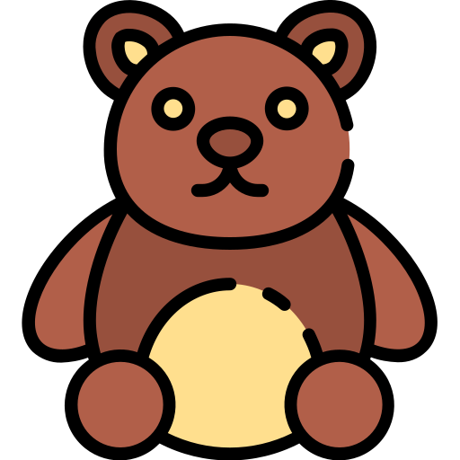 urso teddy Good Ware Lineal Color Ícone