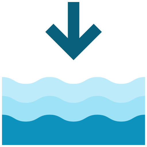 marea baja Good Ware Flat icono
