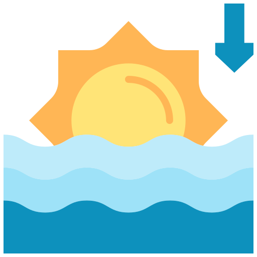 Sunset Good Ware Flat icon