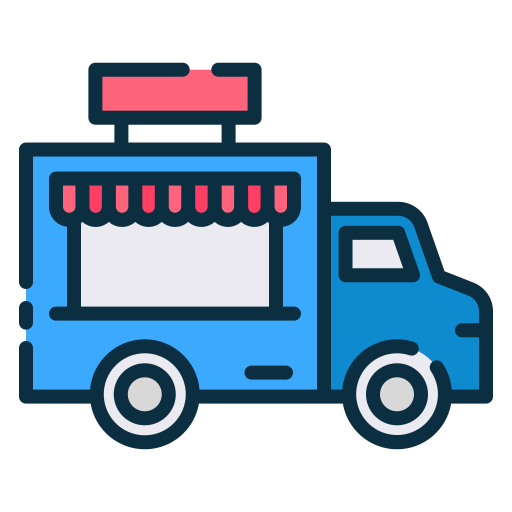 Food truck Good Ware Lineal Color icon
