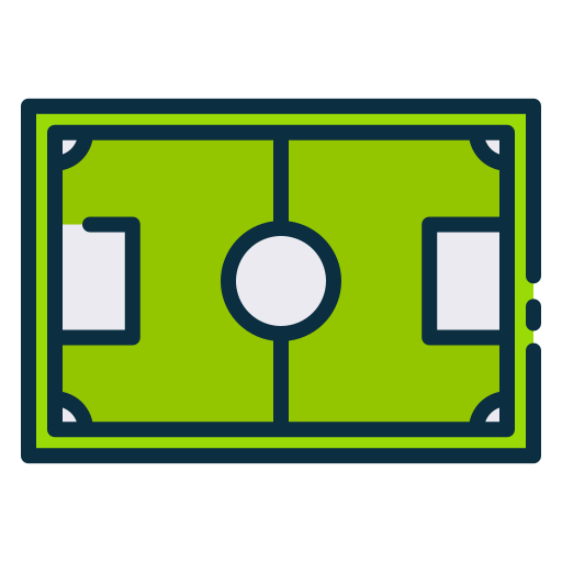 Football field Good Ware Lineal Color icon