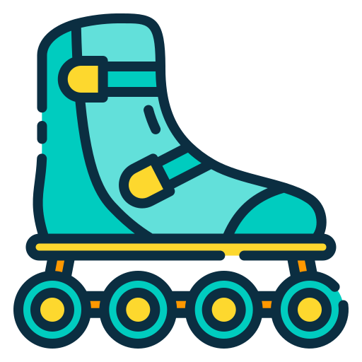 Roller skate Good Ware Lineal Color icon
