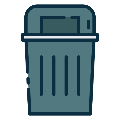 Trash can Good Ware Lineal Color icon