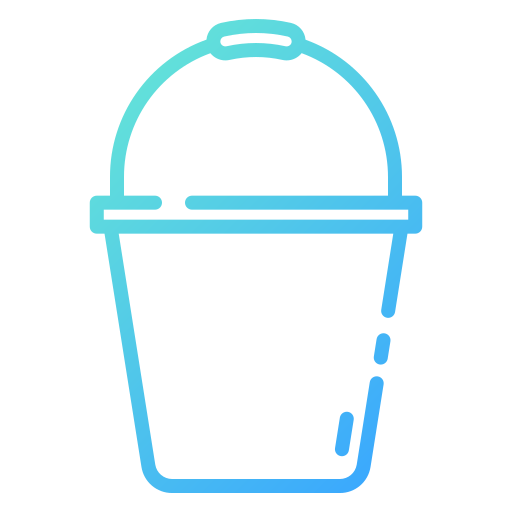 Bucket Good Ware Gradient icon