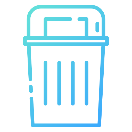 bote de basura Good Ware Gradient icono