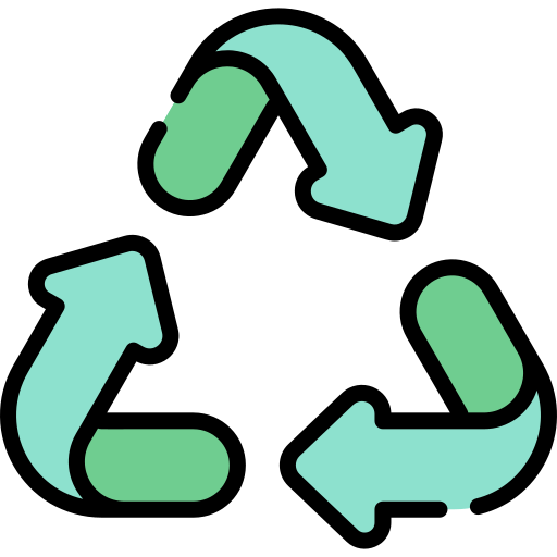 recyceln Kawaii Lineal color icon
