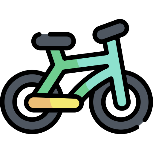 bycicle Kawaii Lineal color icon
