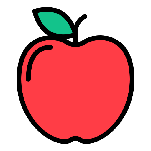 manzana Generic Outline Color icono