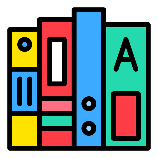 학교 자료 Generic Outline Color icon