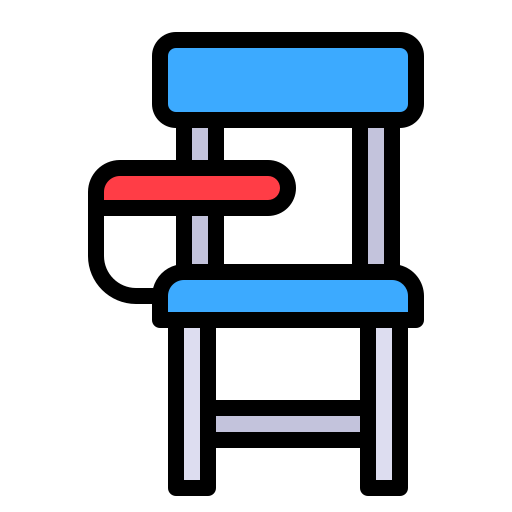 Desk chair Generic Outline Color icon