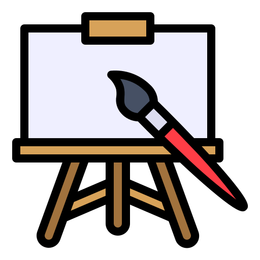 Chalkboard Generic Outline Color icon