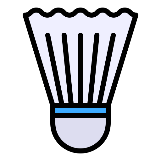 バドミントン Generic Outline Color icon