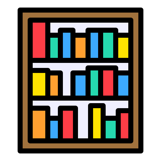 biblioteca Generic Outline Color icona