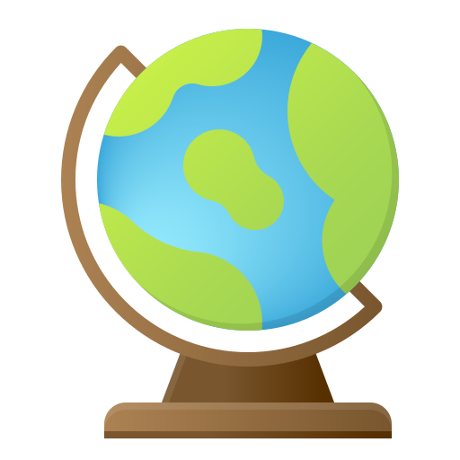 globe terrestre Generic Flat Gradient Icône