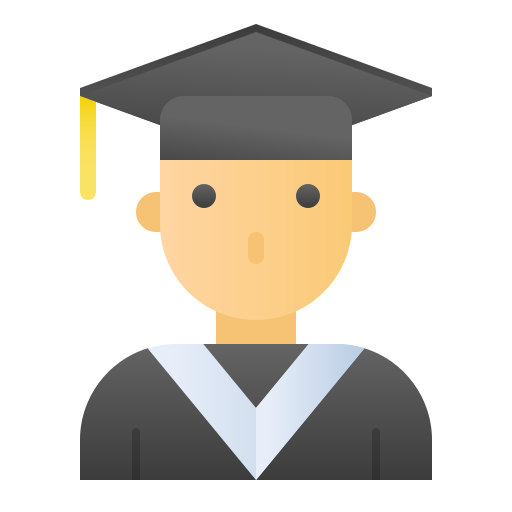 student Generic Flat Gradient icoon