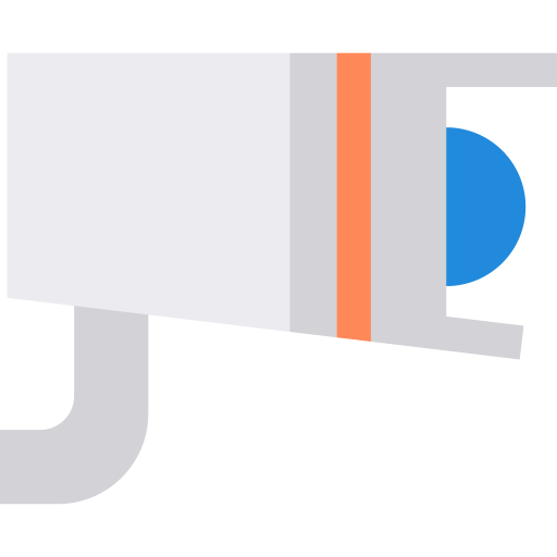 Cctv Basic Straight Flat icon