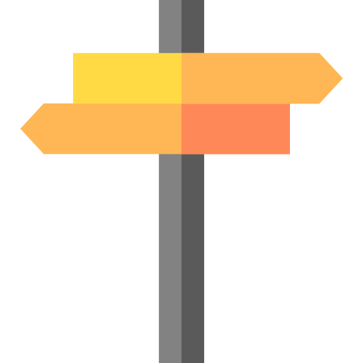 Знак Basic Straight Flat иконка