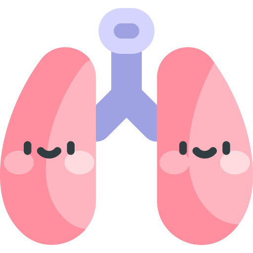 Lungs Kawaii Flat icon