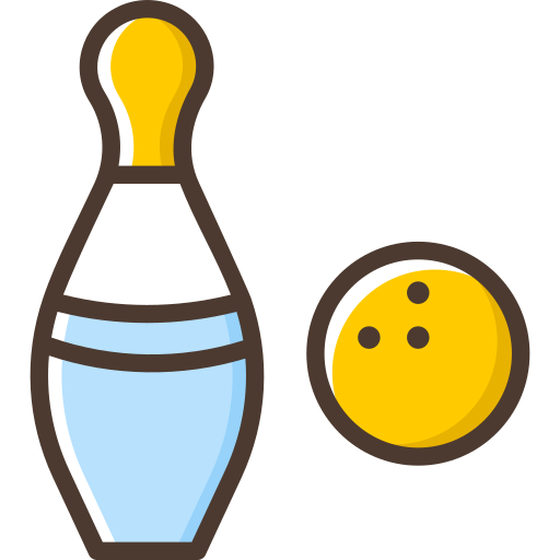 Bowling pins SBTS2018 Lineal Color icon