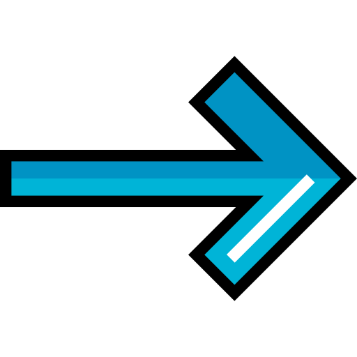 rechter pfeil Detailed Straight Lineal color icon