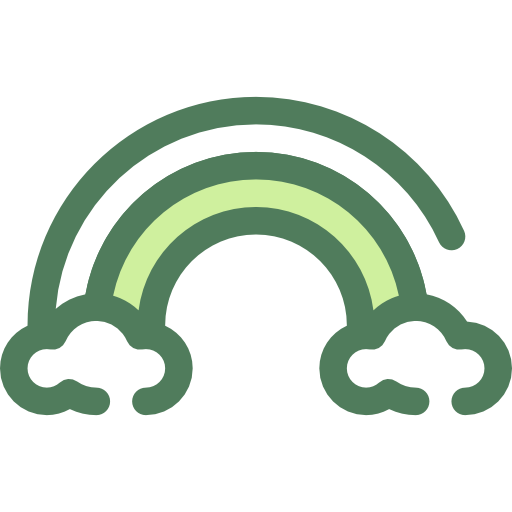 regenbogen Monochrome Green icon