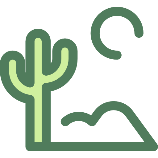 woestijn Monochrome Green icoon