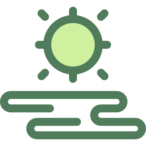 Sunrise Monochrome Green icon