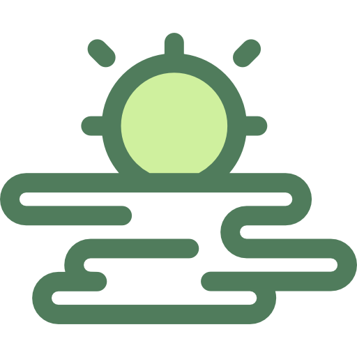일몰 Monochrome Green icon
